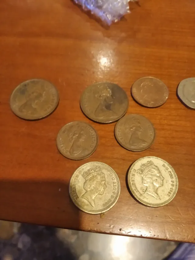 Monedas Inglaterra Libras Inglesas