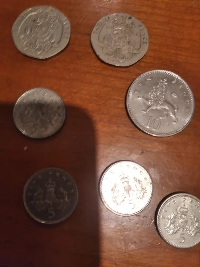 Monedas Inglaterra Libras Inglesas