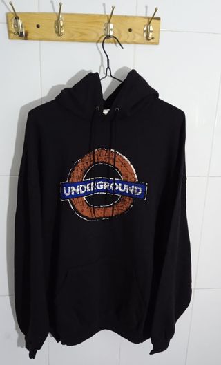 Sudadera Underground Negra