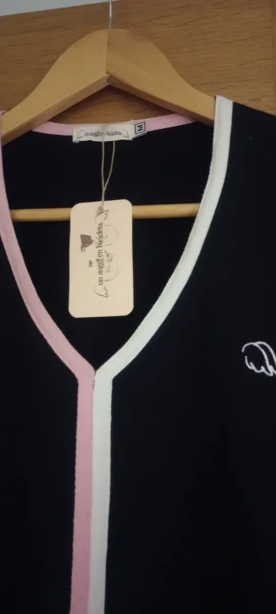 Jersey mujer algodón azul oscuro nuevo