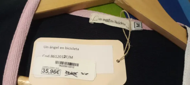 Jersey mujer algodón azul oscuro nuevo