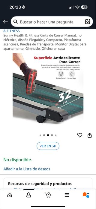 Caminadora Sunny Plegable 