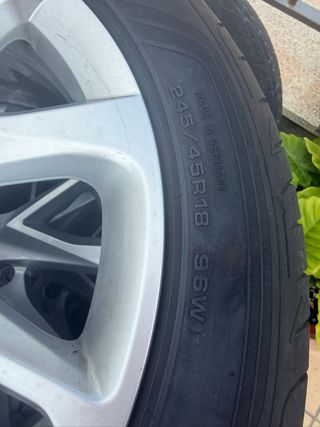 Llantas de aleación plateadas CUPRA 