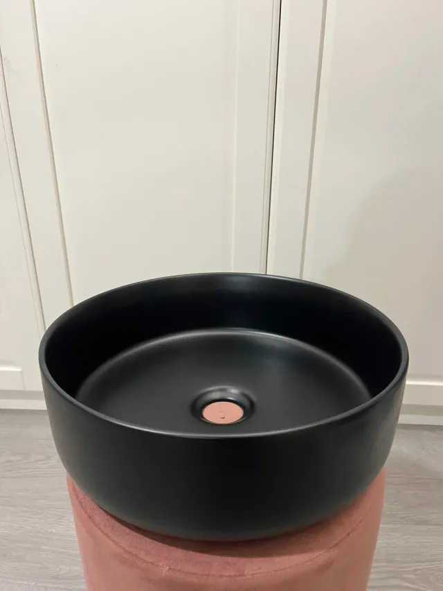 Lavabo de cerámica negro Studio