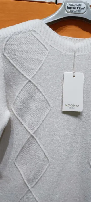 Maglioncino donna panna taglia M