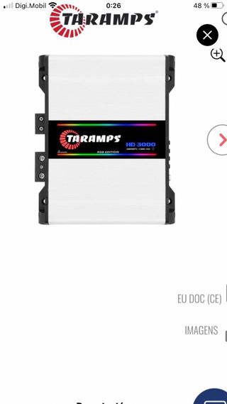 Pack 2 Etapas Taramps HD 3000 y HD RGB