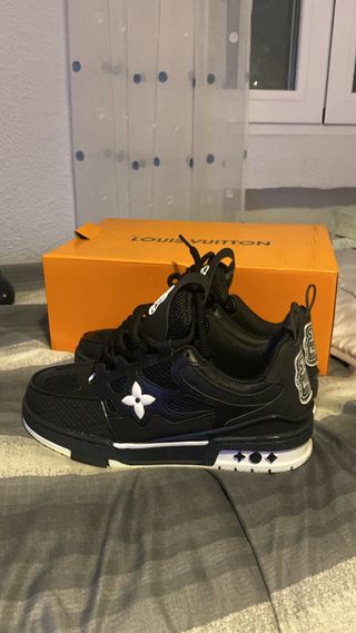 Zapatillas Louis Vuitton skate Negras y Blancas
