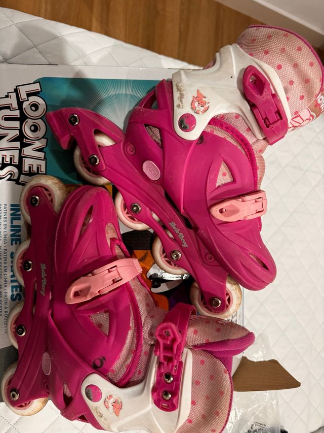 Patines en línea Looney Tunes niña talla ajustable