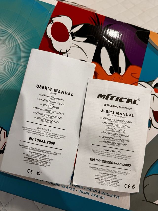 Patines en línea Looney Tunes niña talla ajustable