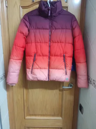 Anorak acolchado degradado