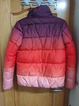 Anorak acolchado degradado