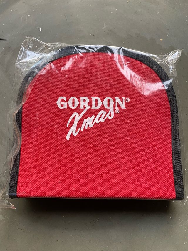 Custodia porta CD/DVD rossa Gordon Xmas