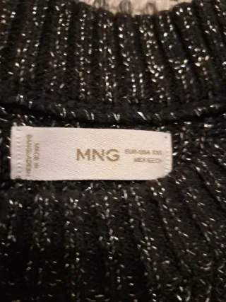 Jersey Mango Teen Negro Talla XXS