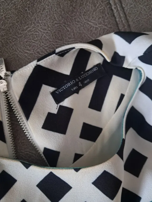 Vestido manga 3/4 estampado