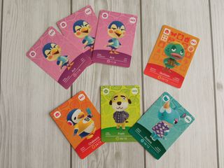 Lote de cartas Amiibo Animal Crossing Series 1 y 5