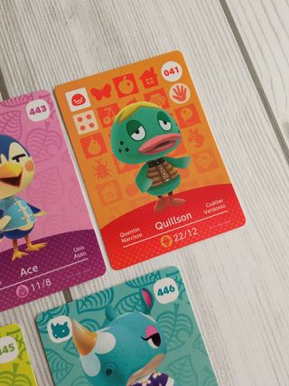 Lote de cartas Amiibo Animal Crossing Series 1 y 5