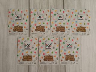 Lote de cartas Amiibo Animal Crossing Series 1 y 5