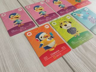 Lote de cartas Amiibo Animal Crossing Series 1 y 5
