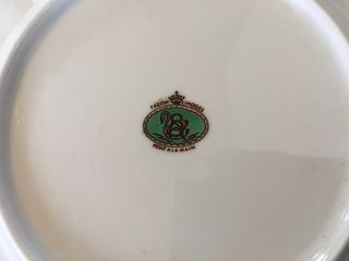 Servizio 8 piatti Limoge, da dolce dipinti a mano