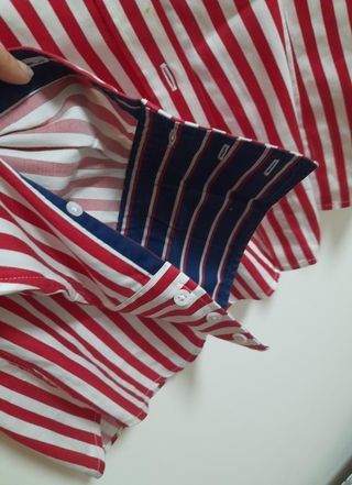 Camisa Gant Rayas Rojas y Blancas