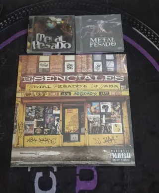 Vinilo Rap Metal Pesado & DJ Jaba+2 CDs NUEVO