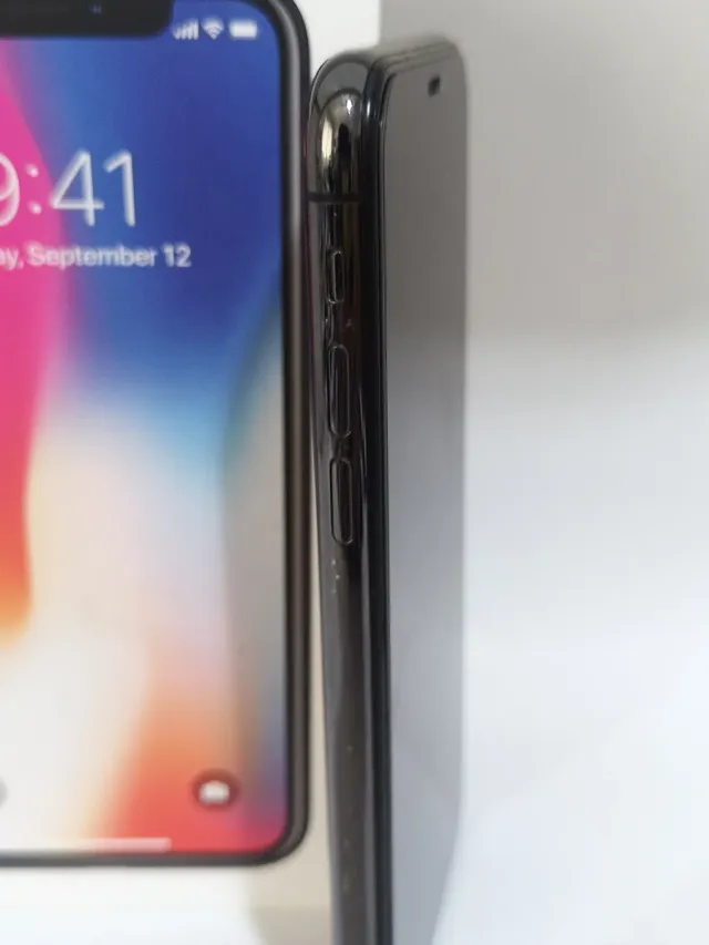 iPhone X, perfette condizioni, 100%, 64 GB, argento