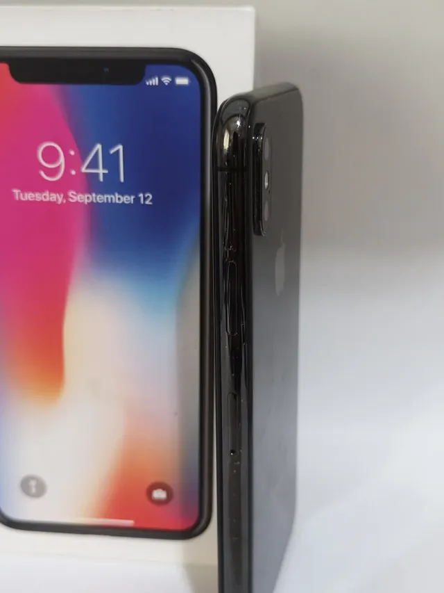 iPhone X, perfette condizioni, 100%, 64 GB, argento