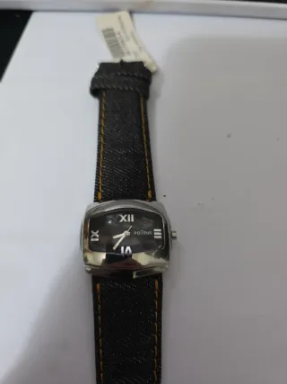 Reloj Potens Negro y Plateado