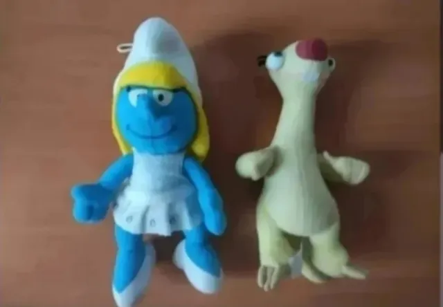 Lote 5 peluches infantiles