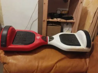 Hoverboard Patín Eléctrico Rojo y Blanco
