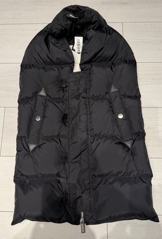 Sciarpa trapunta piumino DSQUARED2 donna nera