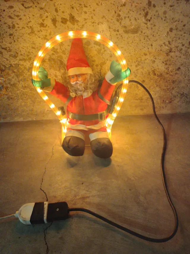 Babbo Natale Luminoso, da Appendere