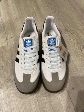 Adidas Samba Gris y Blanco