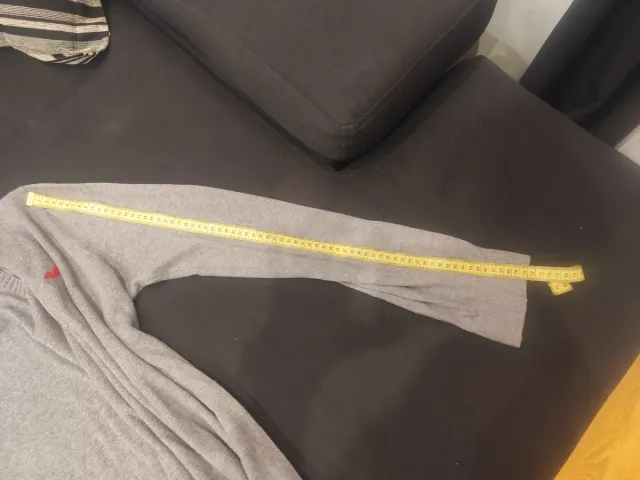 Jersey Hollister pico punto fino gris