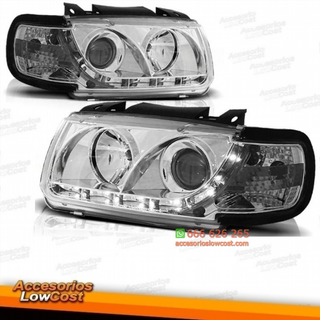 FAROS LUZ DIURNA LED POLO, 94-99 CRISTAL CLARO/