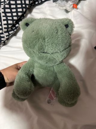 Peluche Rana Verde Suave