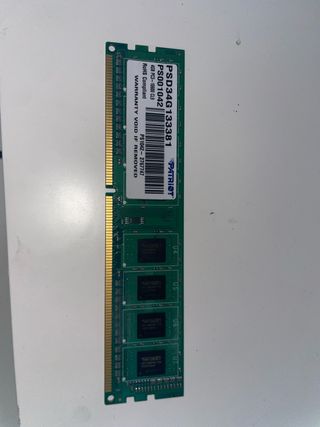 Memoria RAM Patriot DDR3 4GB PSD34G133381