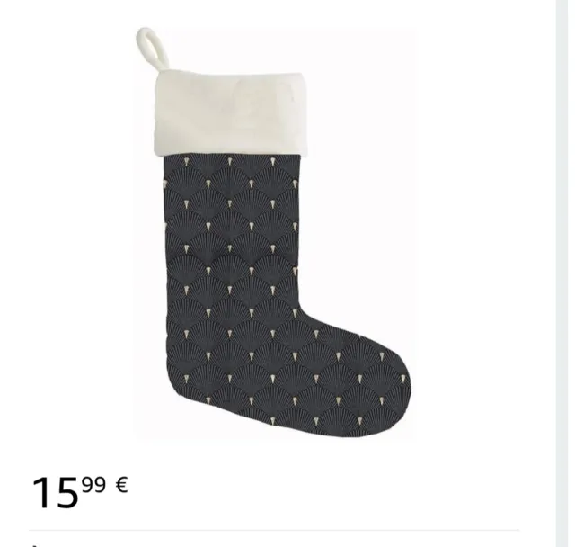 Calcetín de Navidad con estampado