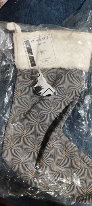 Calcetín de Navidad con estampado