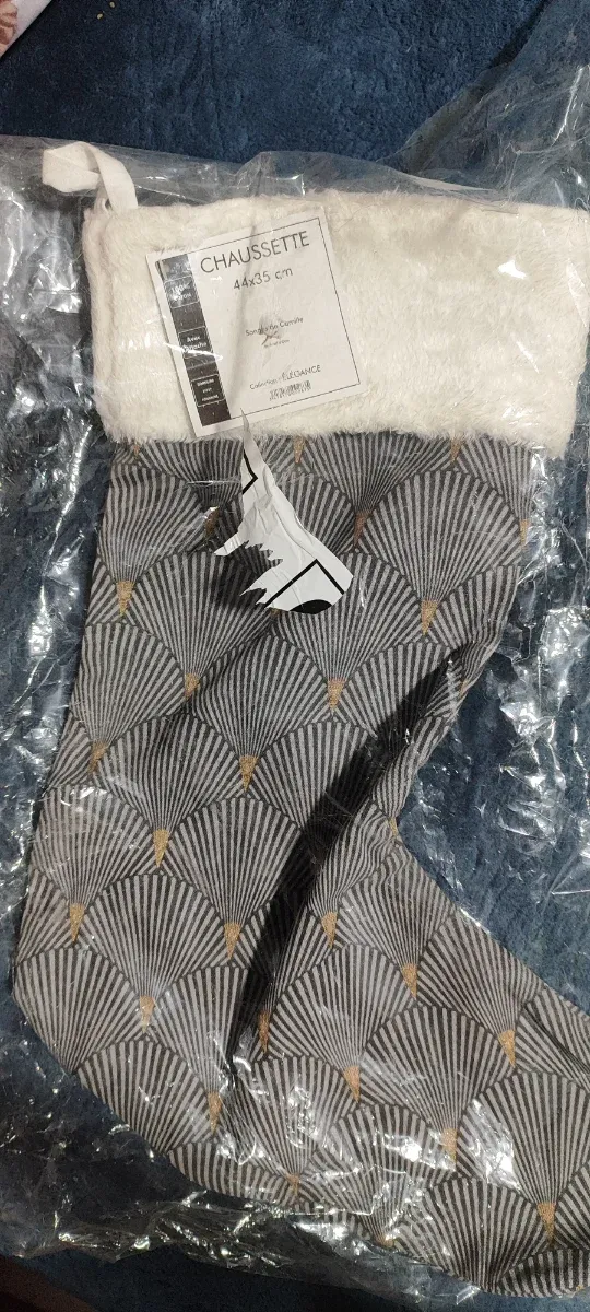 Calcetín de Navidad con estampado