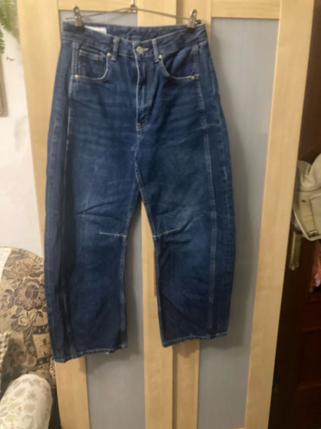 Pantalones culotte ZARA azul