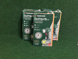 Lote 3 linternas LED Parkside 20V
