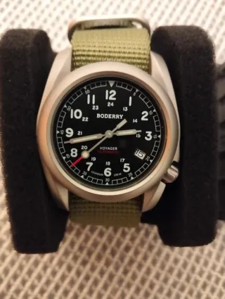 BODERRY Voyager Reloj Automático Titanio