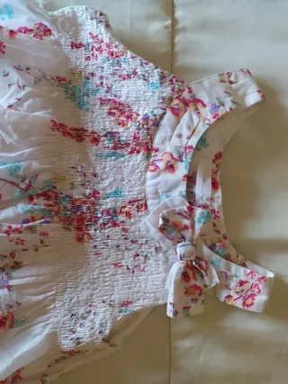 Zara Kids Vestido Estampado Floral com Babados