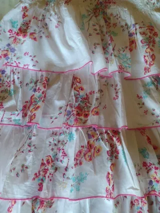 Zara Kids Vestido Estampado Floral com Babados
