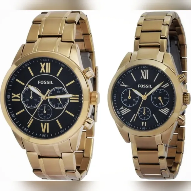 Set de 2 Relojes Fossil colección Gold