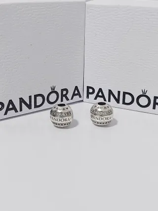 2 Charms Pandora Plata