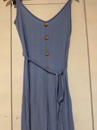 Mono azul ajustado talla S