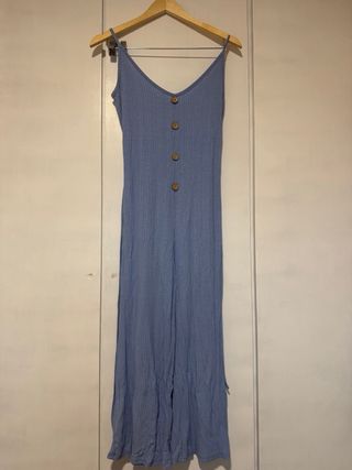 Mono azul ajustado talla S