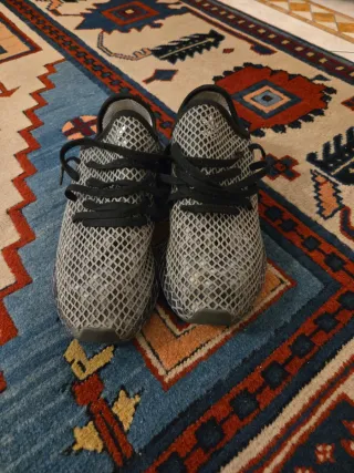 Adidas Scarpe da Tennis Uomo Nero Grigio